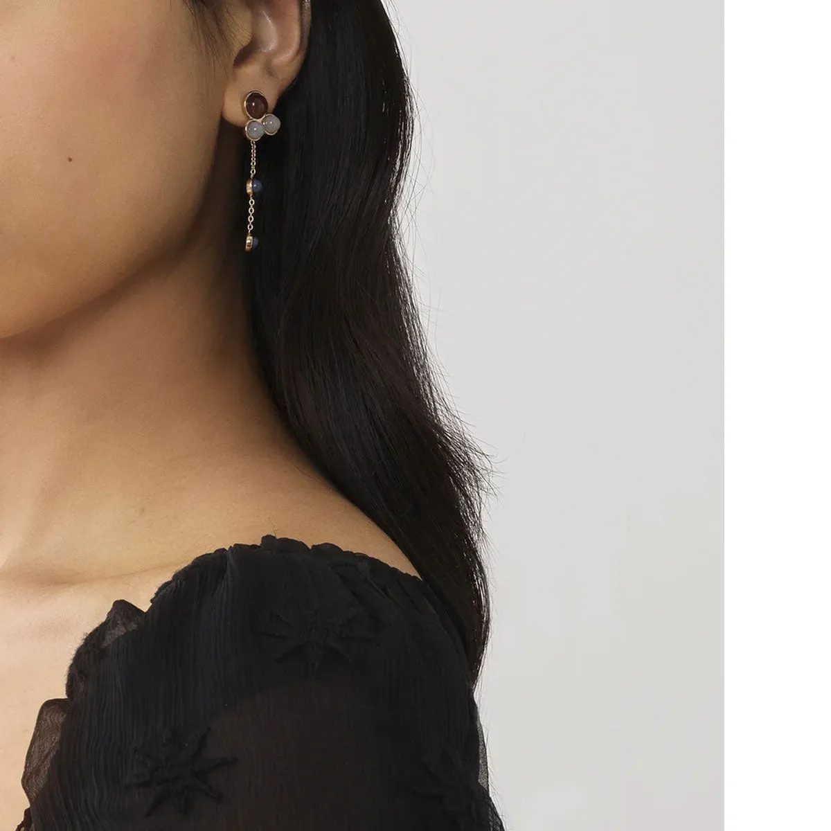 Ora Long Drop Earrings