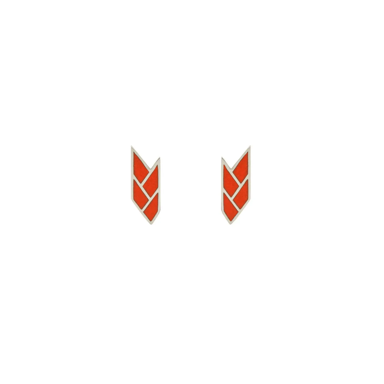 OSIRIS STUDS FLAME — Sterling Silver