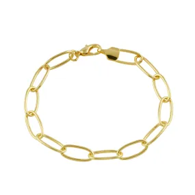 Oval Link Gold-filled Chain Bracelet