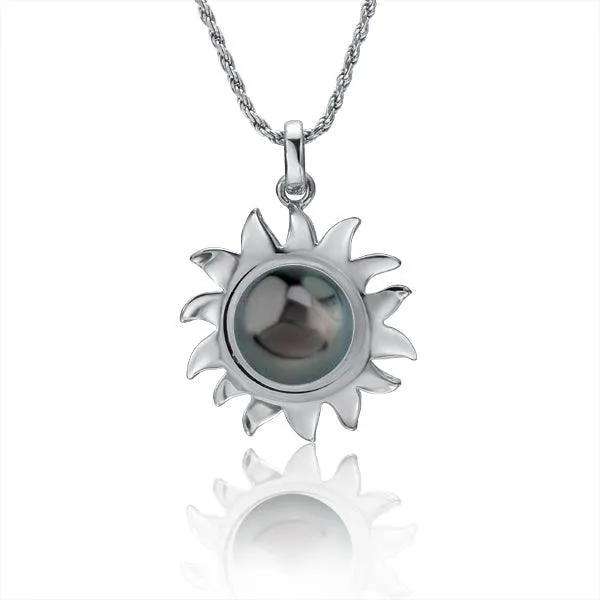 Pearl Sunflower Pendant