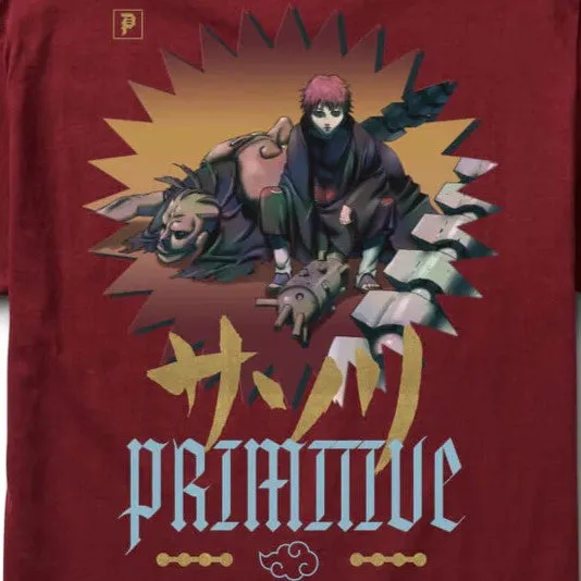 PRIMITIVE X NARUTO SHIPPUDEN Sasori Graphic T-Shirt - Burgundy