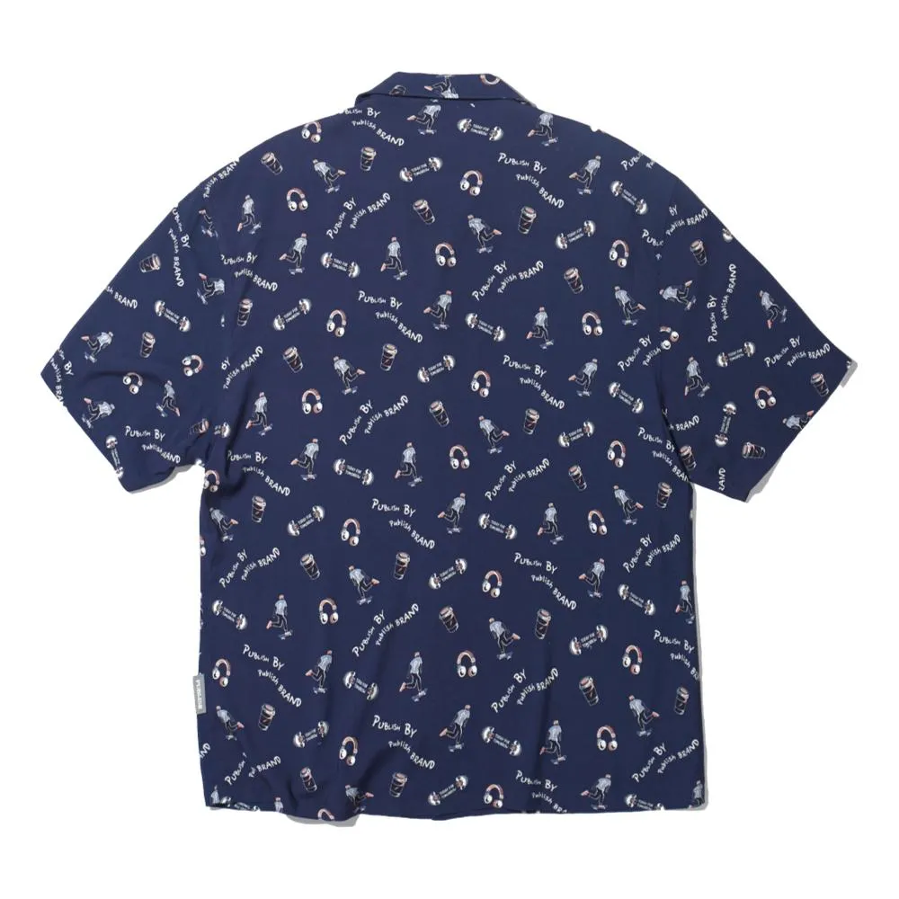 PUBLISH HAWAII SHIRT-NAVY