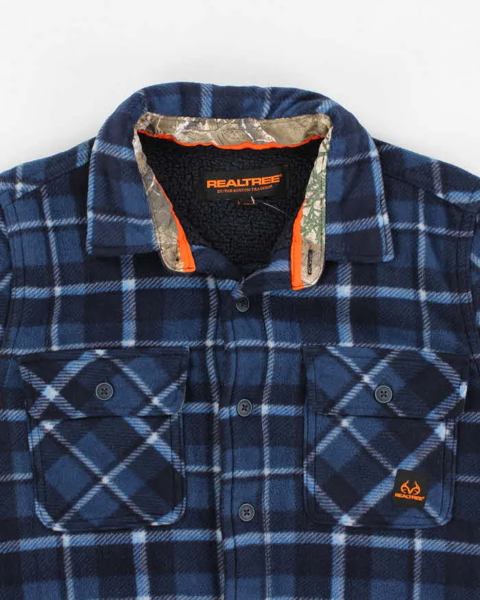 Realtree Plaid Fleece Shirt - M