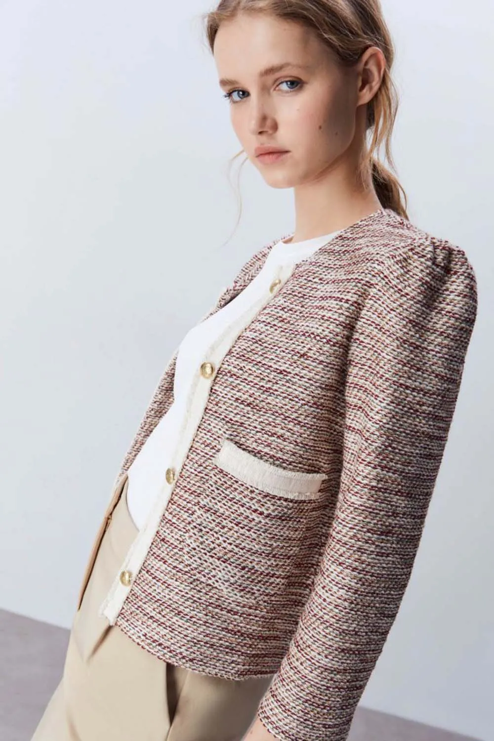 Rustic cardigan - Beige