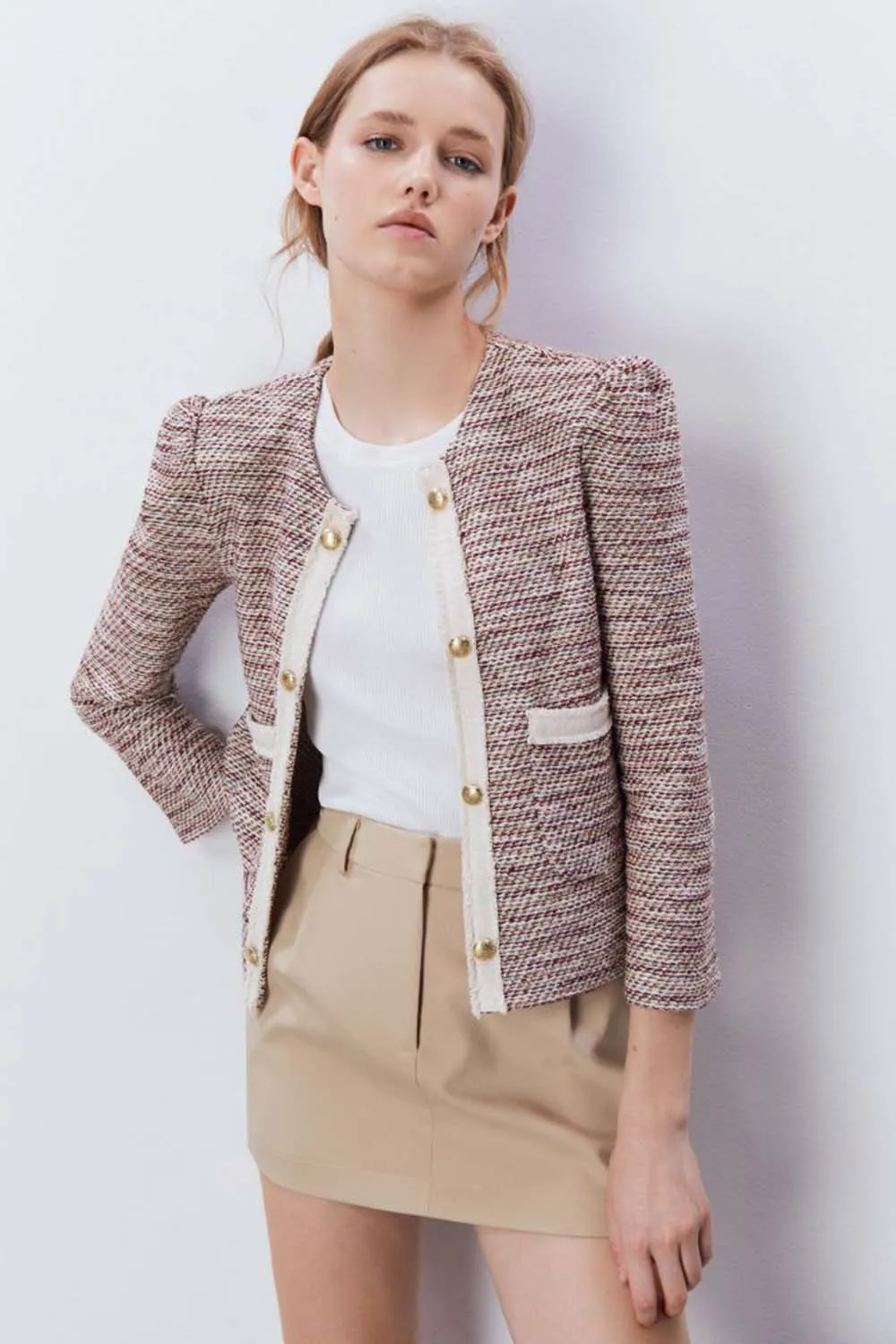 Rustic cardigan - Beige