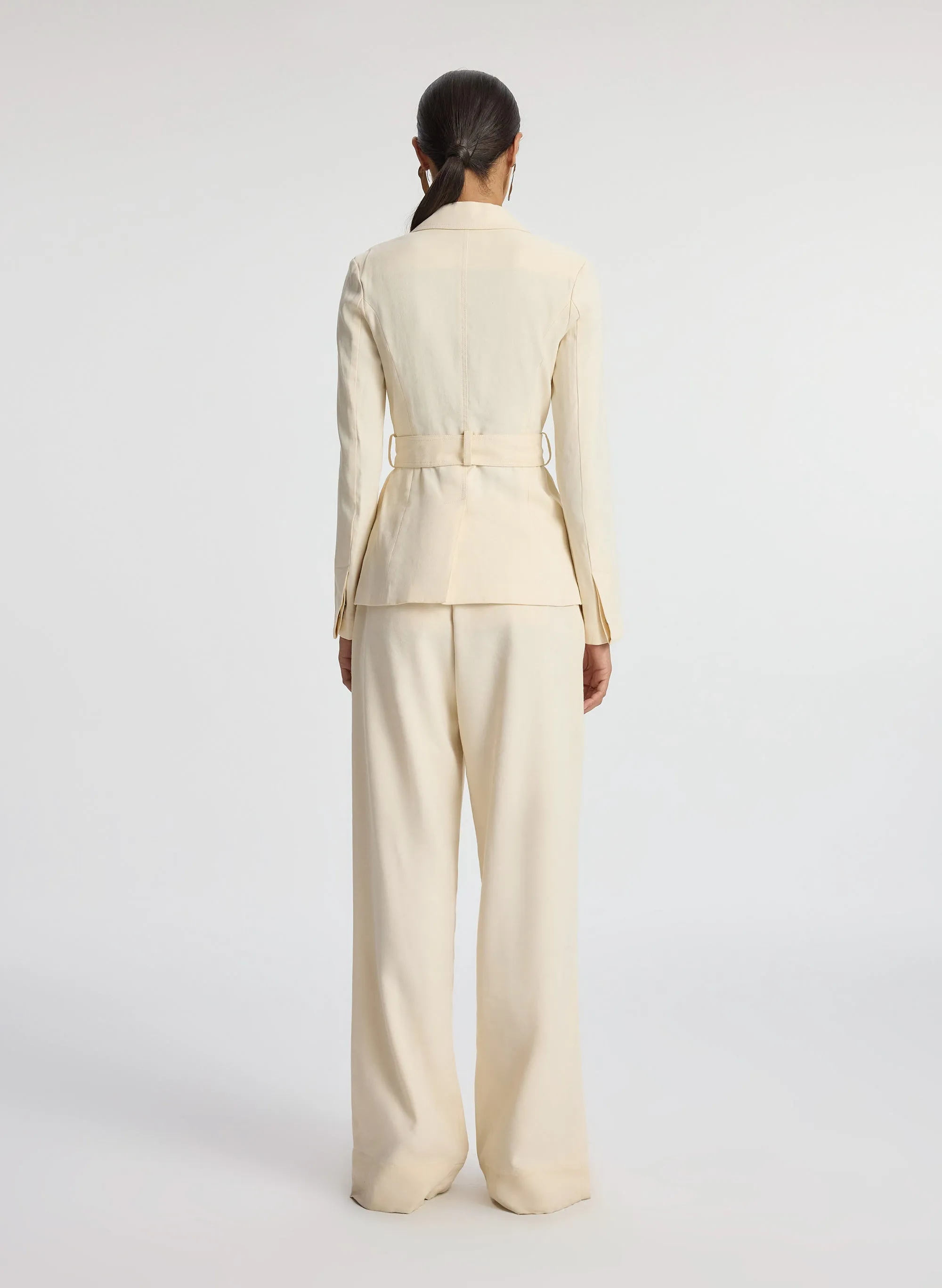 Savannah Stretch Linen Jacket