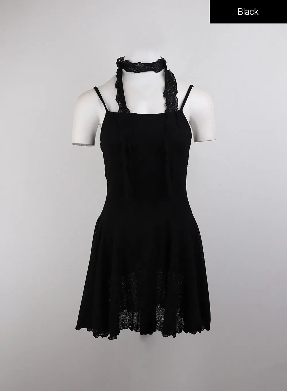 Sheer Sleeveless Mini Dress CJ410