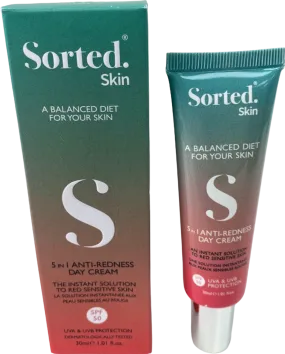 Sorted Skin 5 in 1 Anti-Redness Day Cream SPF 50 30ml