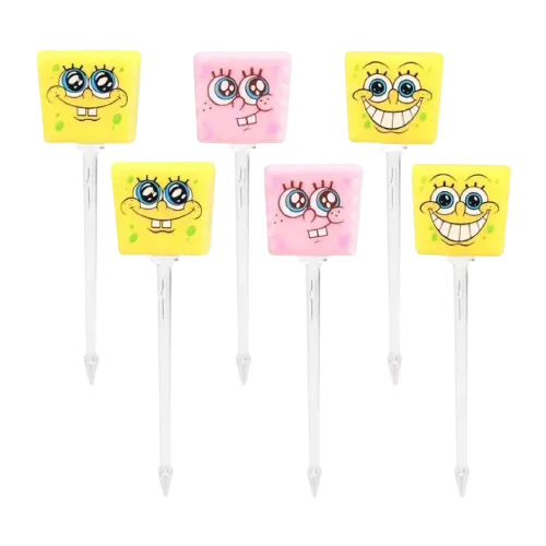 Sponge Bob Food Picks