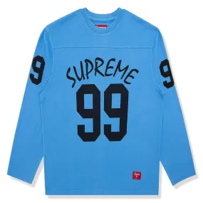 Supreme 99 L/S Blue Football T Shirt