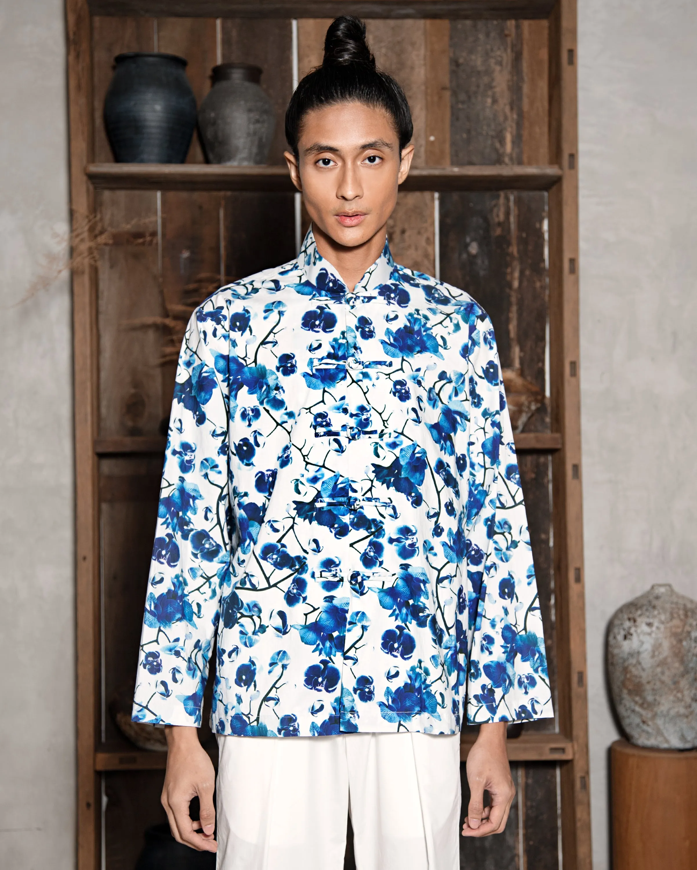 Tang Suit (Blue Orchid）