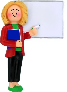 Teacher: Red Jacket, Female Blonde