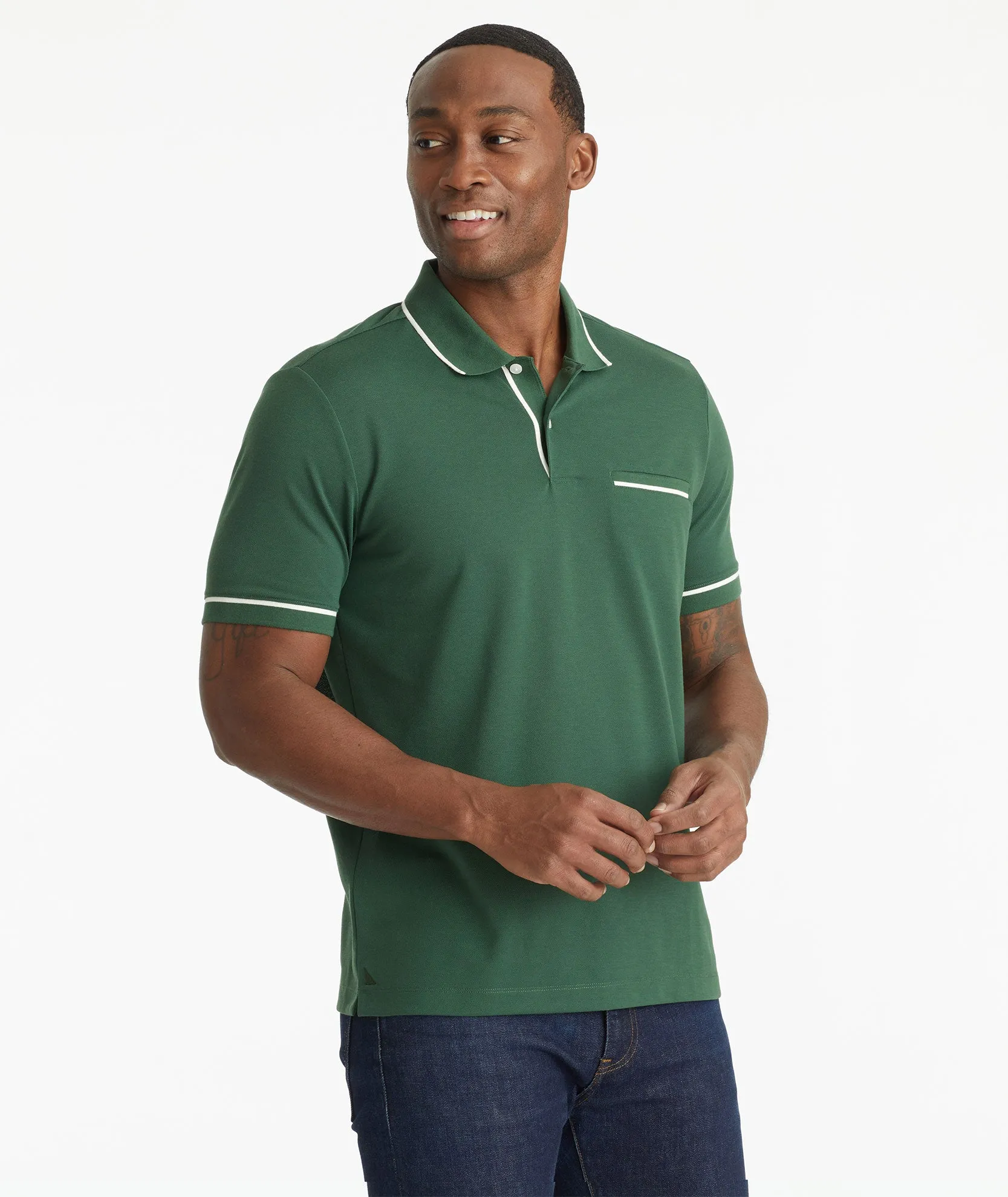 Tipped Performance Polo