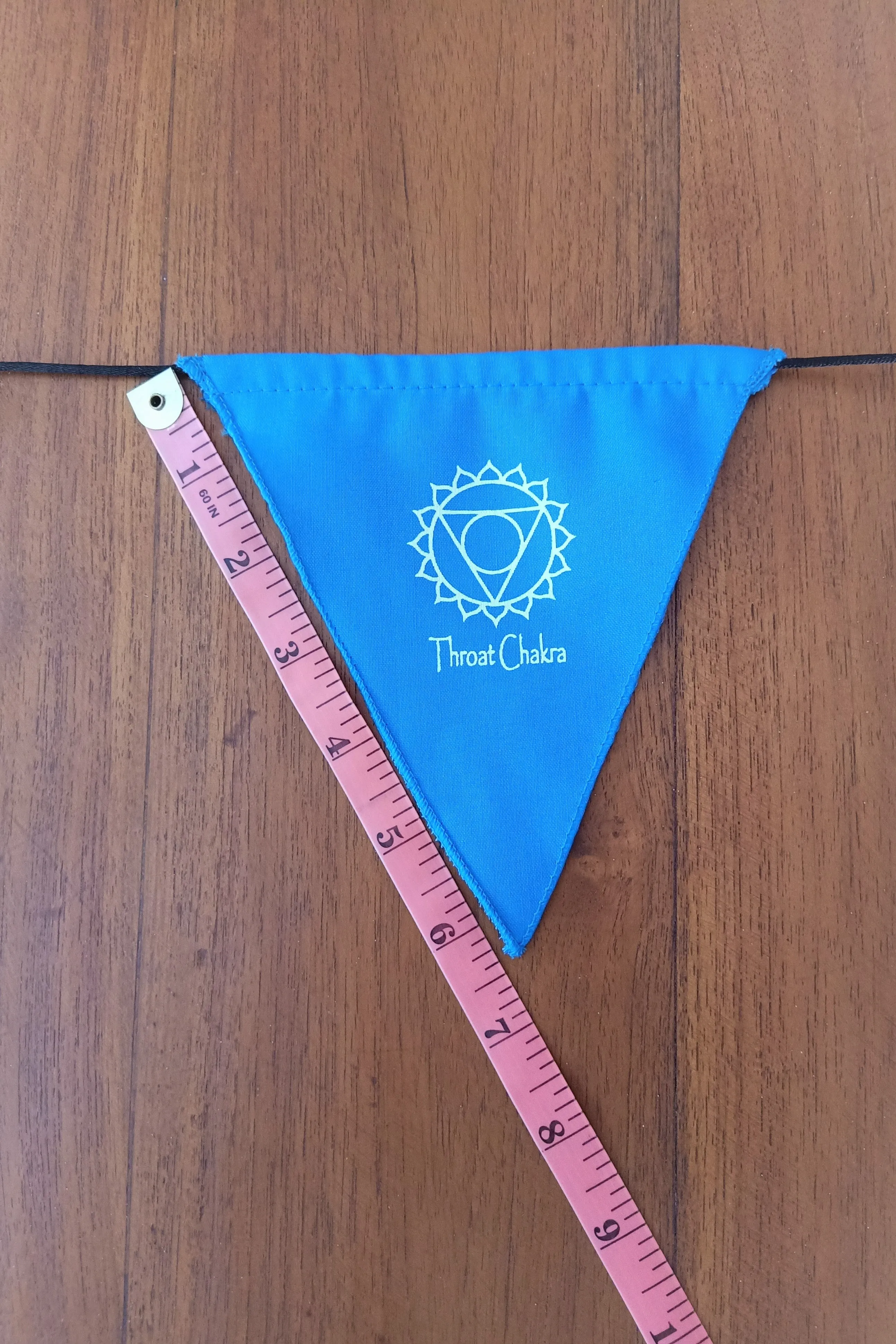 Triangle Printed Chakra Flags