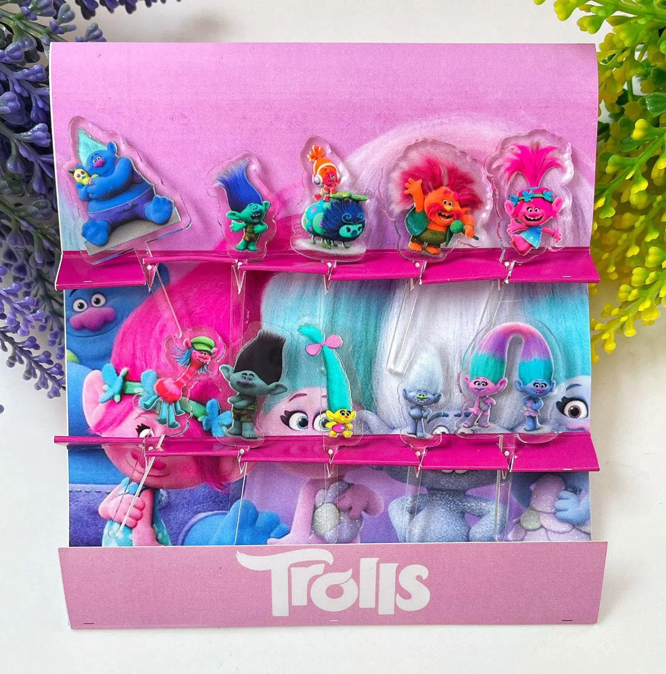 Trolls Acrylic Food Picks