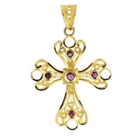 Truth Of Komnene Gold Orthodox Cross