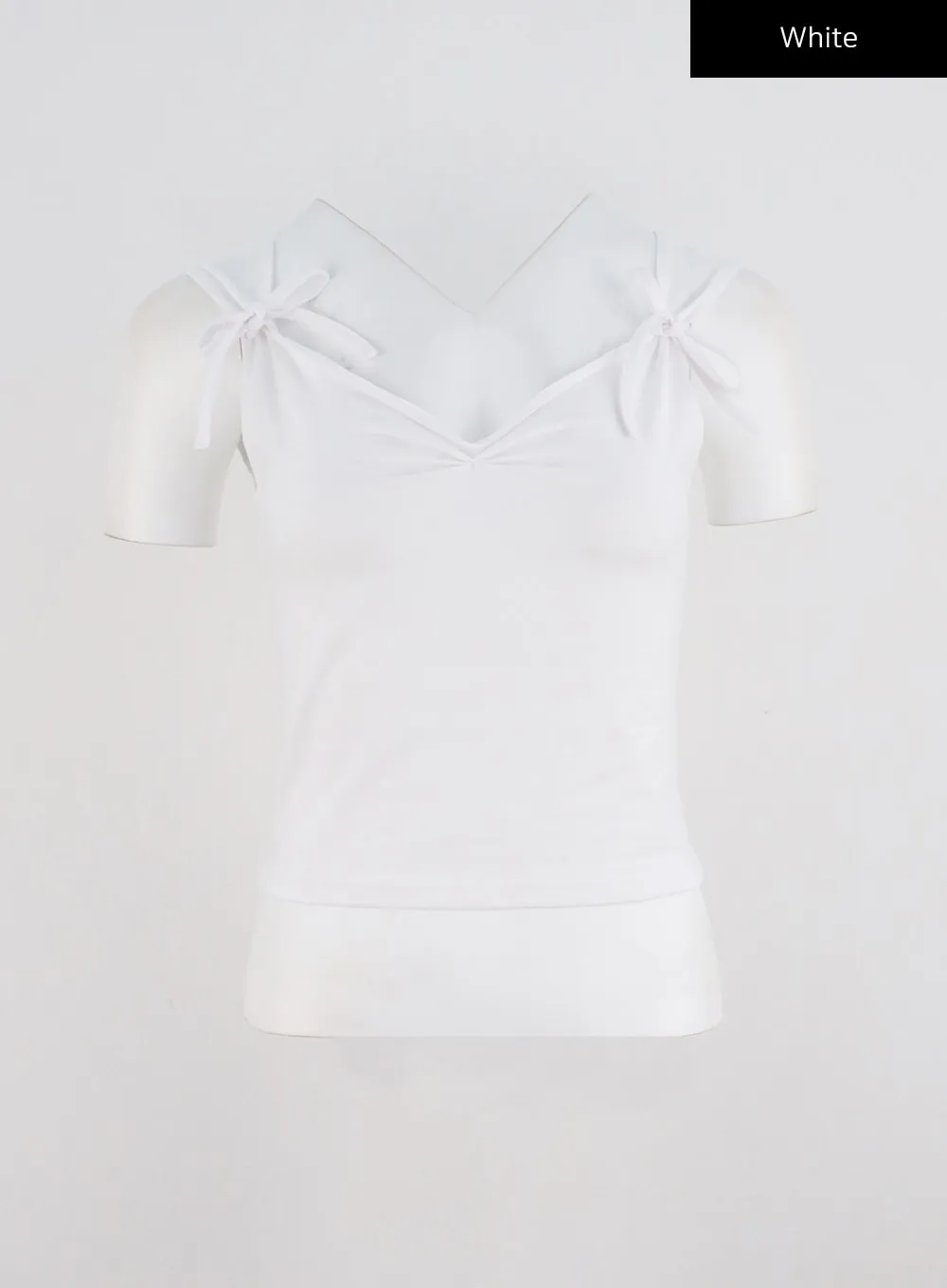 V-Neck Ribbon Top CG303