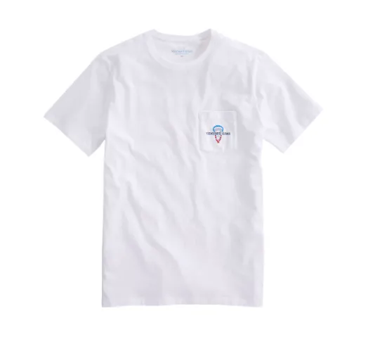 Vineyard Vines Stars & Stripes Lax Head T-Shirt - White Cap