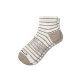 Women's Coastal Stripe Quarter Socks